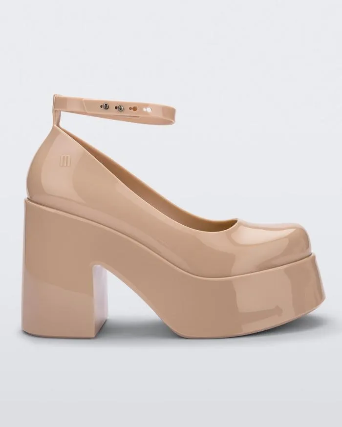 Women Doll Heel Beigegreen Melissa Platforms