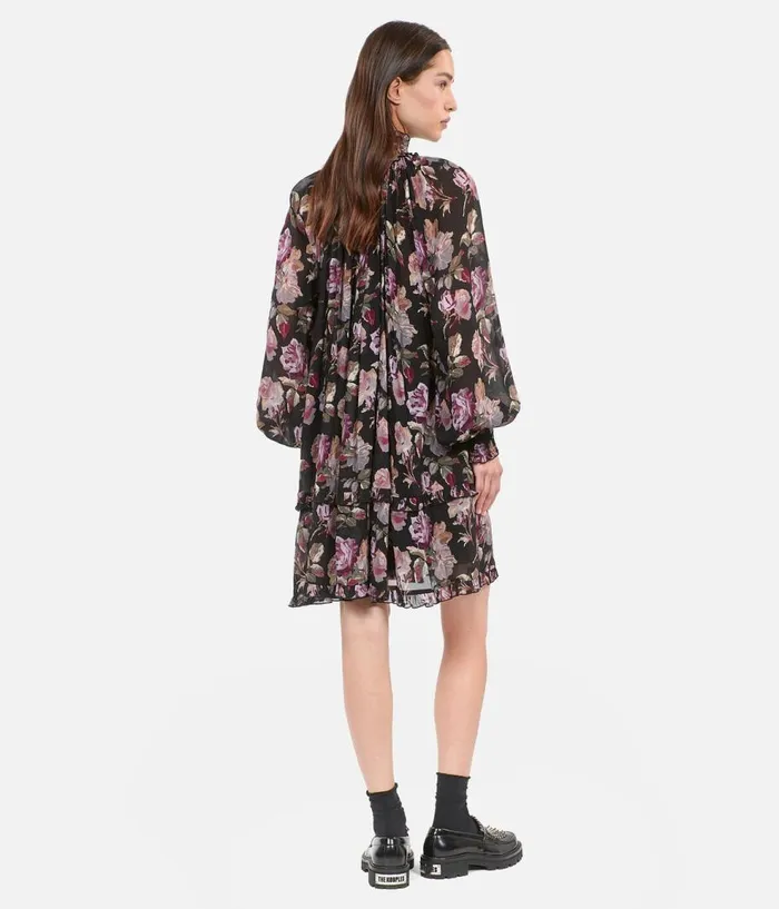 Women Dresses and Jumpsuits THE KOOPLES Short Floral Print Dress Women Dresses and Jumpsuits THE KOOPLES Short Floral Print Dress
