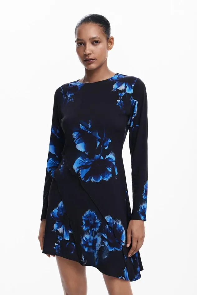 Women Dresses And Jumpsuits Desigual Asymmetrical Cut Dress