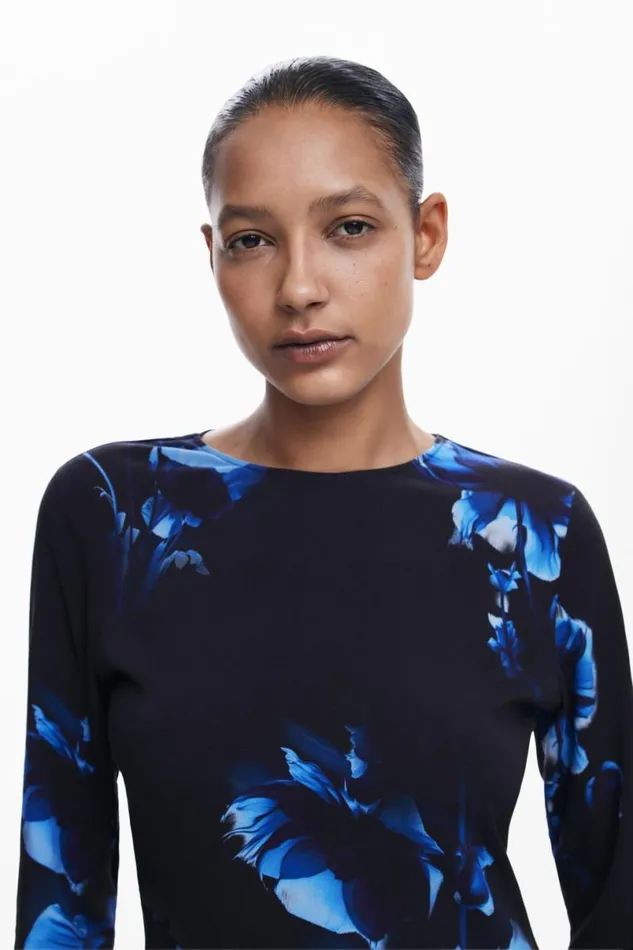 Women Dresses And Jumpsuits Desigual Asymmetrical Cut Dress
