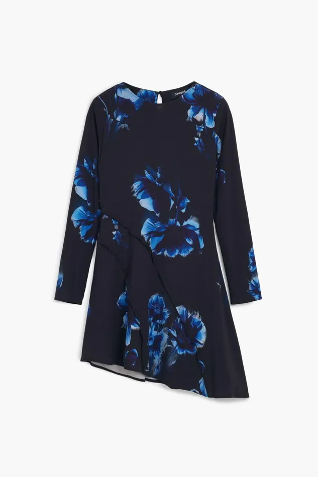 Women Dresses And Jumpsuits Desigual Asymmetrical Cut Dress