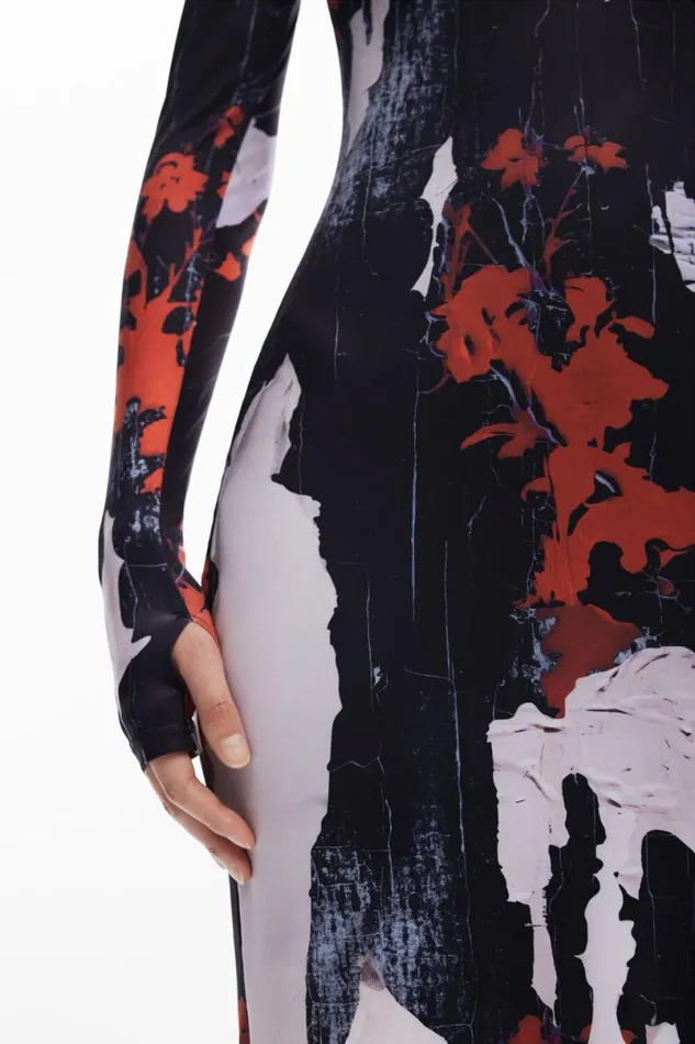 Women Dresses And Jumpsuits Desigual Maitrepierre Printed Midi Dress