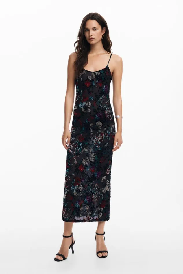 Women Dresses And Jumpsuits Desigual Mesh Combo Dress