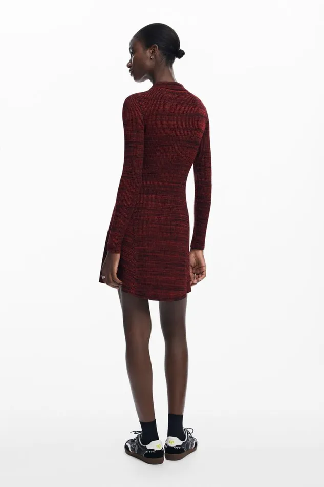 Women Dresses And Jumpsuits Desigual Short Dress With Polo Collar
