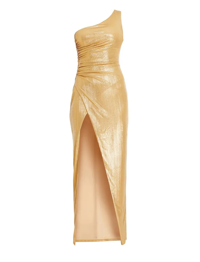 Women Dresses BCBG Leoni One Shoulder Dress Trophy Cup