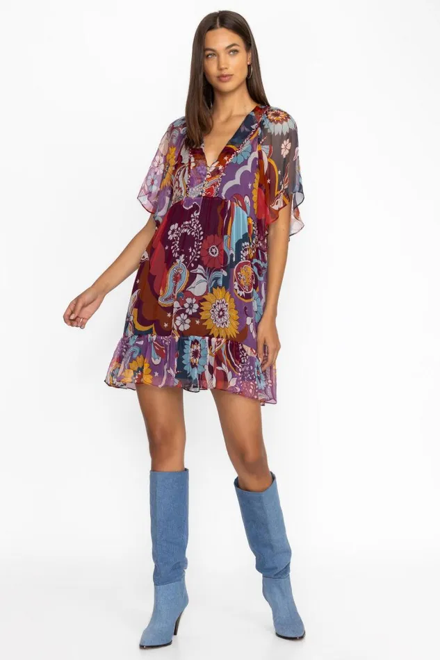 Women Dresses Johnny Was MARGARETA MINI DRESS Tavie Women Dresses Johnny Was MARGARETA MINI DRESS Tavie