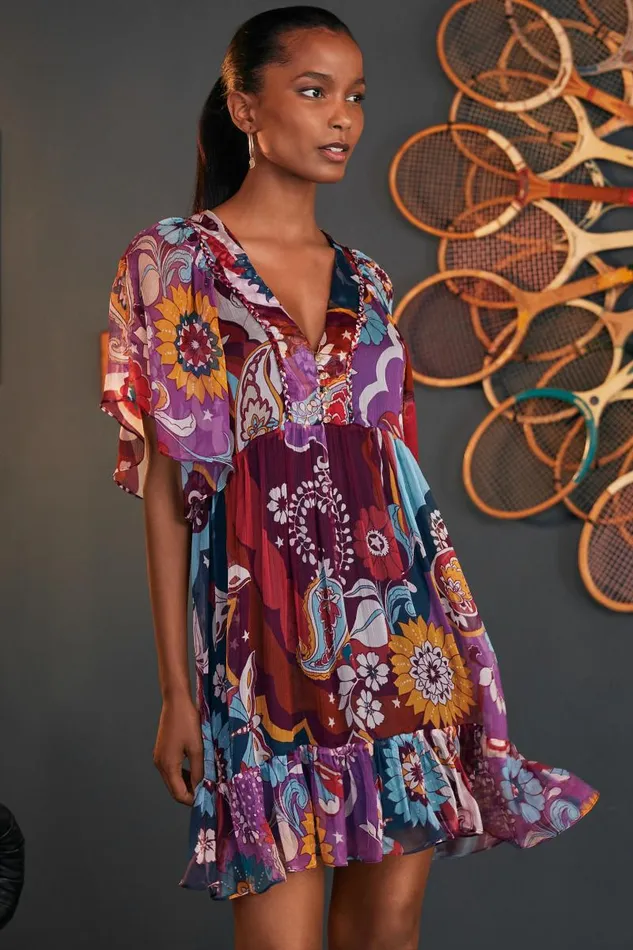 Women Dresses Johnny Was MARGARETA MINI DRESS Tavie Women Dresses Johnny Was MARGARETA MINI DRESS Tavie