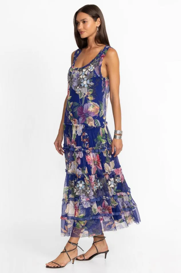 Women Dresses Johnny Was MAZZY MULTI RUFFLE DRESS Ullani Women Dresses Johnny Was MAZZY MULTI RUFFLE DRESS Ullani