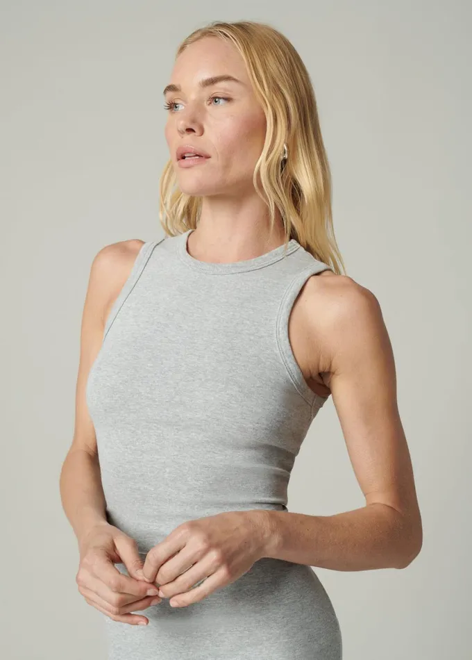 Women Dresses Jumpsuits Joe039s Jeans THE HIGH NECK MINI DRESS Heather Grey