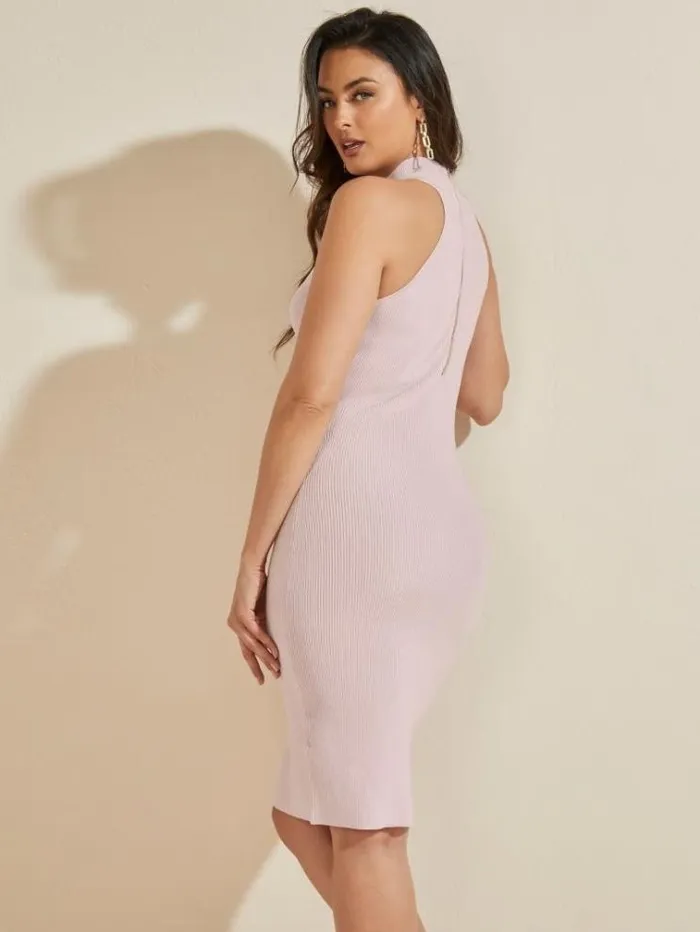 Women Dresses Marciano Adley Sweater Dress Lilac Mist Women Dresses Marciano Adley Sweater Dress Lilac Mist
