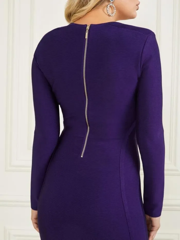 Women Dresses Marciano Kagan Bandage Dress Satellite Purple Women Dresses Marciano Kagan Bandage Dress Satellite Purple