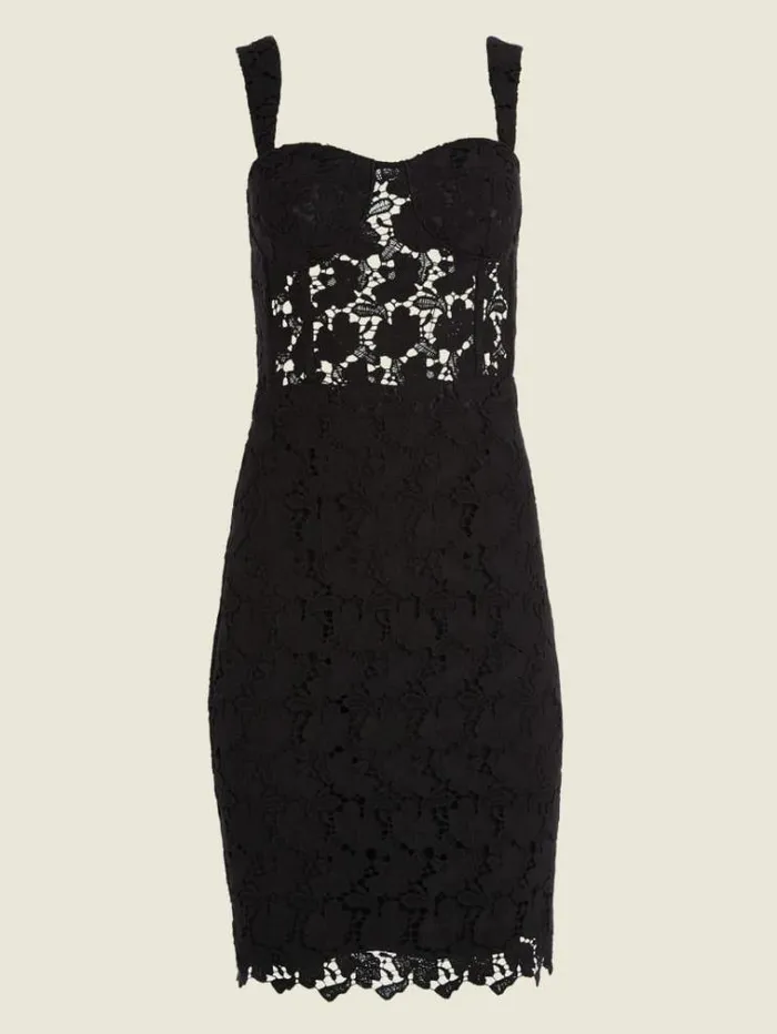 Women Dresses Marciano Luca Lace Corset Dress Black Women Dresses Marciano Luca Lace Corset Dress Black