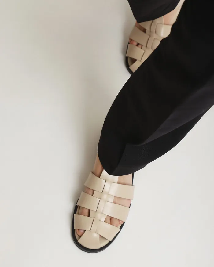 Women FLAT SANDALS jomercer Finn flat sandals sand leather Women FLAT SANDALS jomercer Finn flat sandals sand leather