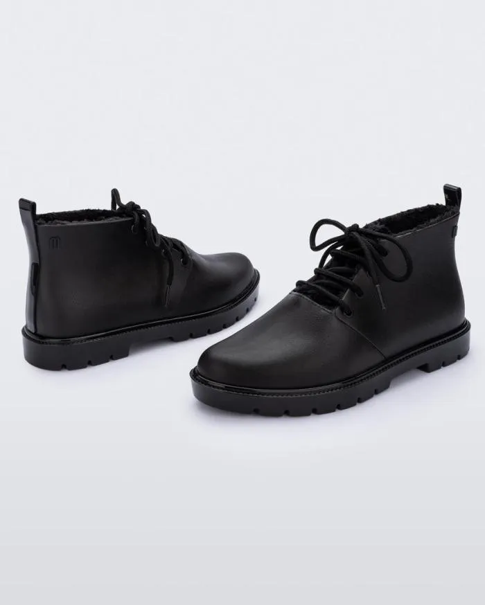 Women Fluffy Boot Black Melissa Boots