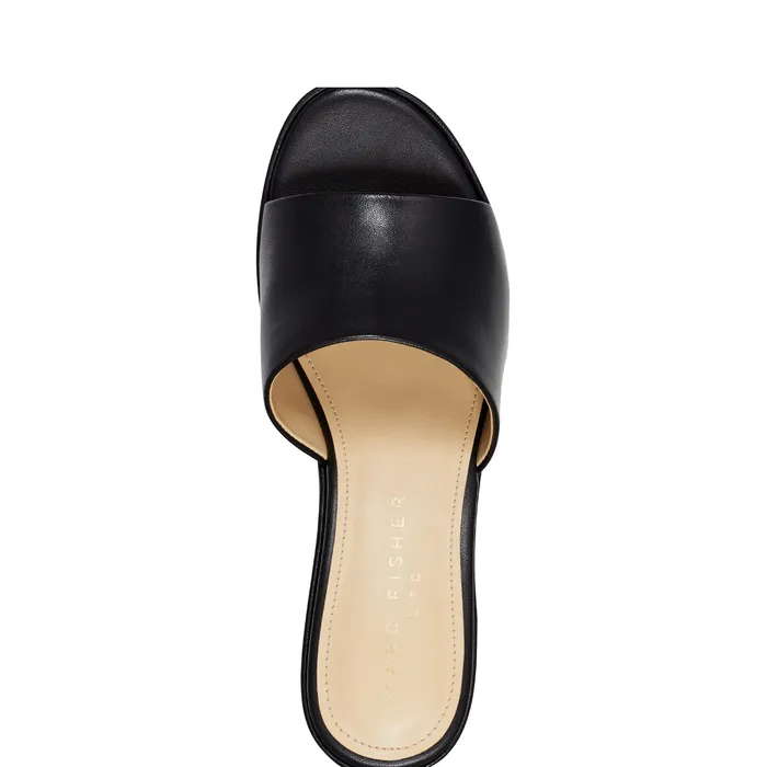 Women Forina Platform Slide Sandal Black Sandals Marc Fisher