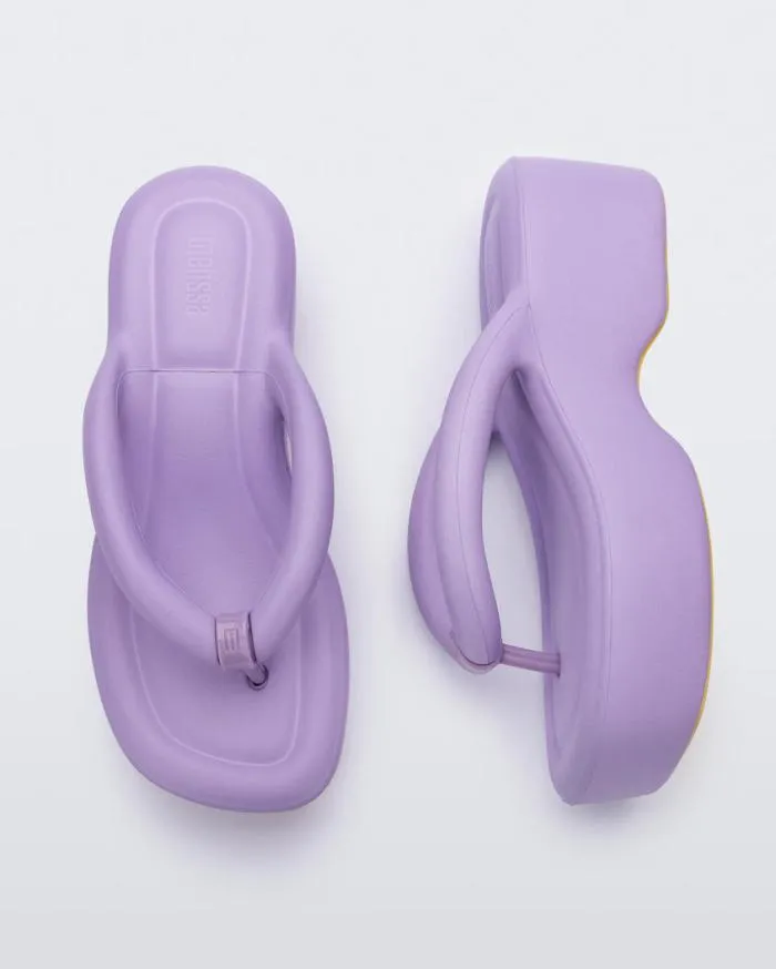 Women Free Platform Lilac Melissa Flip Flops