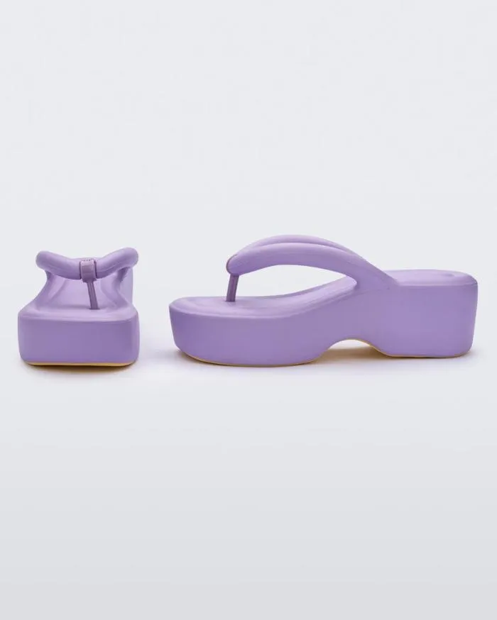 Women Free Platform Lilac Melissa Flip Flops