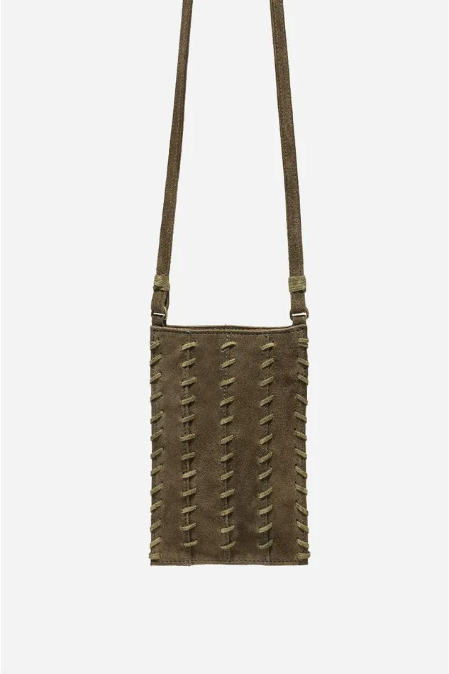 Women Handbags Johnny Was WHIPSTITCH ITALIAN SUEDE CELLPHONE CROSSBODY Reef Women Handbags Johnny Was WHIPSTITCH ITALIAN SUEDE CELLPHONE CROSSBODY Reef