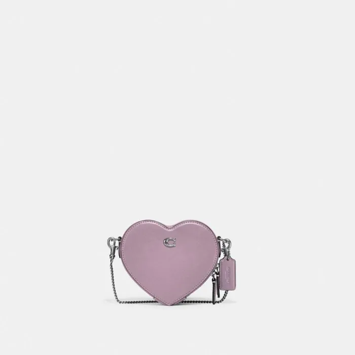 Women Heart Crossbody 14 Lhice Purple Coach Crossbody Bags