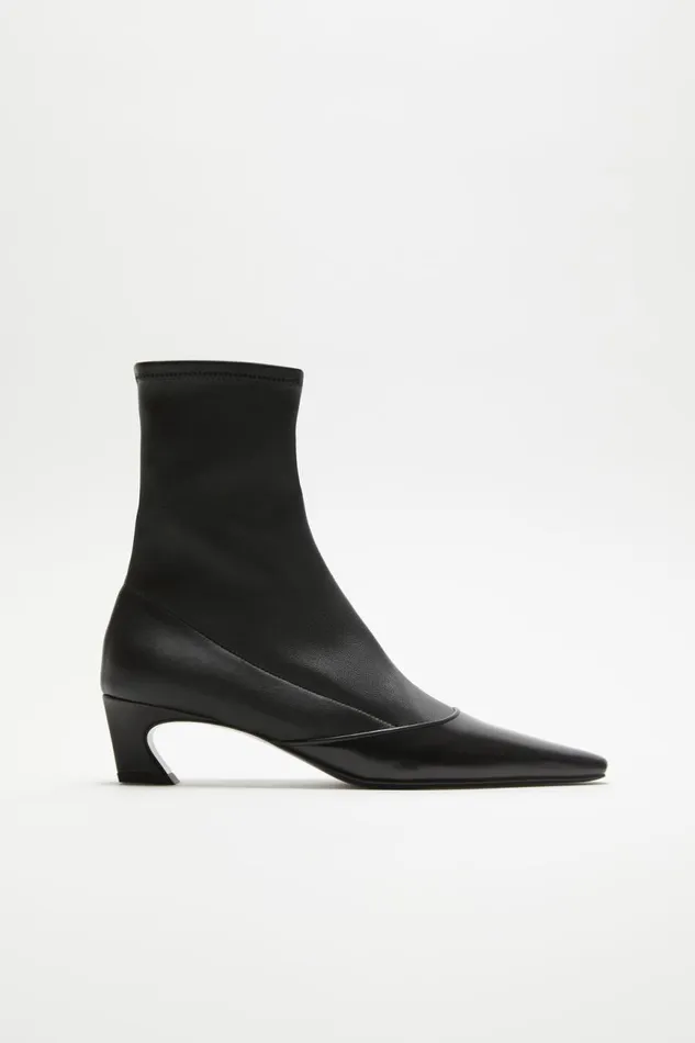 Women Heeled Ankle Boots Black Acne Studios Shoes