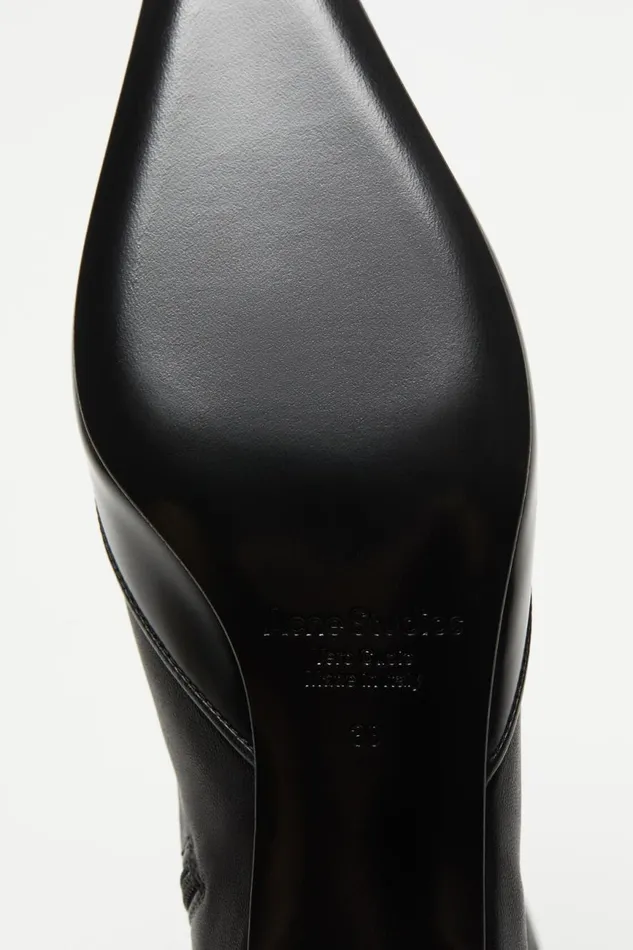 Women Heeled Ankle Boots Black Acne Studios Shoes