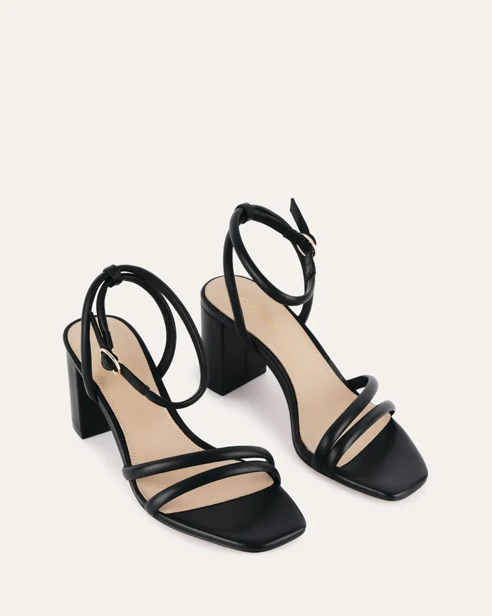Women HIGH HEELS jomercer Nino high heel sandals black leather Women HIGH HEELS jomercer Nino high heel sandals black leather