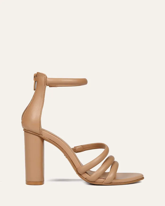 Women HIGH SANDALS jomercer Pippin high heel sandals beige leather