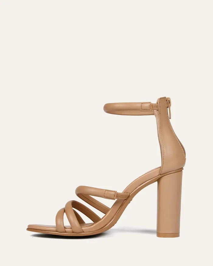 Women HIGH SANDALS jomercer Pippin high heel sandals beige leather Women HIGH SANDALS jomercer Pippin high heel sandals beige leather