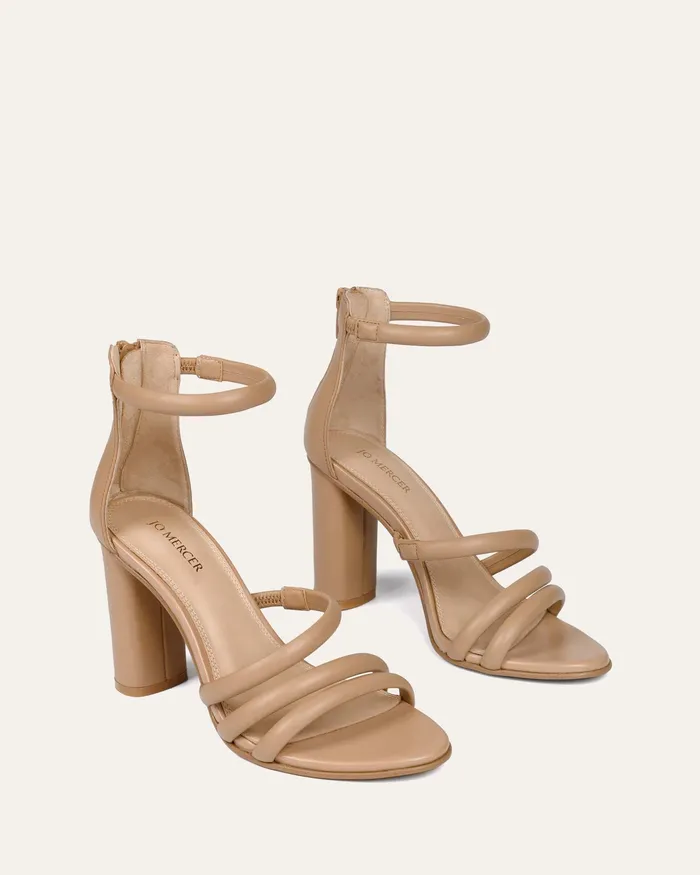 Women HIGH SANDALS jomercer Pippin high heel sandals beige leather Women HIGH SANDALS jomercer Pippin high heel sandals beige leather
