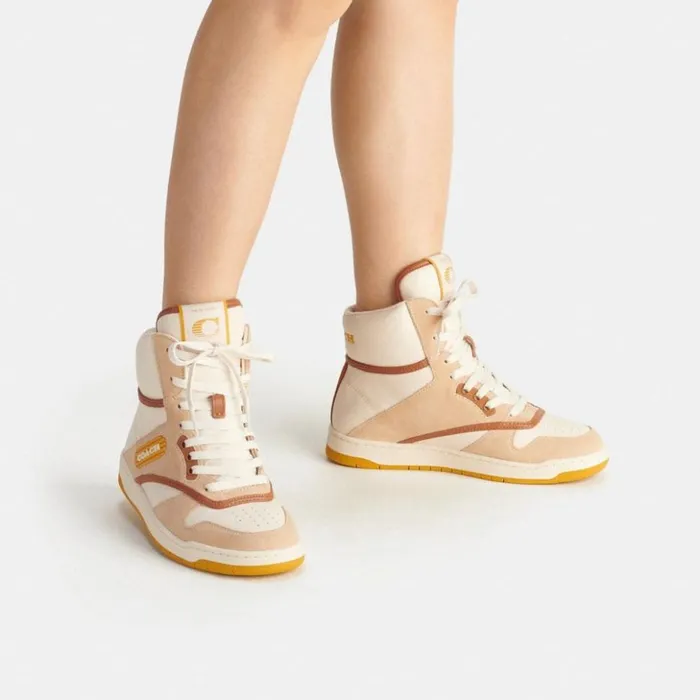 Women High Top Sneaker Chalkbeechwood Coach Sneakers