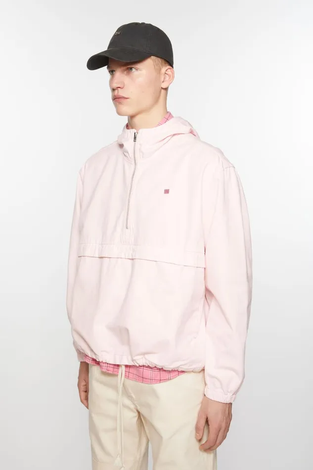 Women Hooded Jacket Pink Acne Studios Outerwear