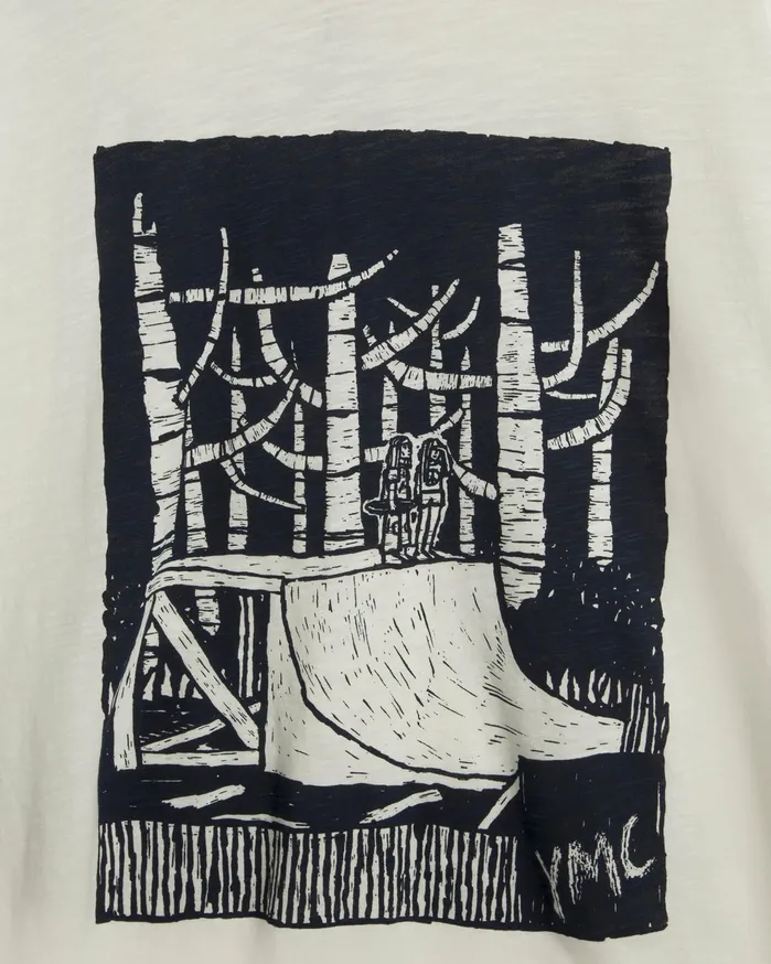 Women It039s Out There Graphic TShirt White YMC Tops and TShirts