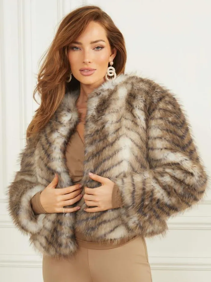 Women Jackets Marciano Nerissa FauxFur Jacket Nerissa Fancy Multi