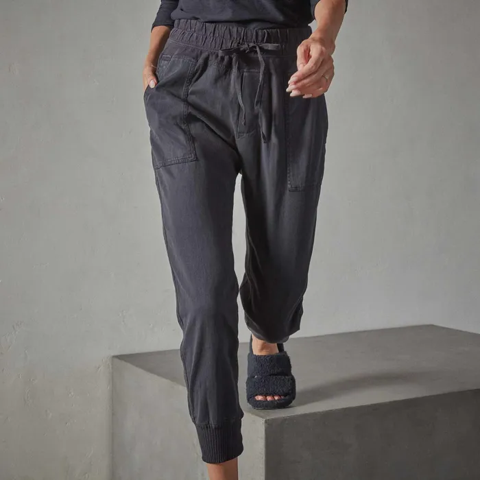 WOMEN James Perse CLASSICS Mixed Media Pant French Navy