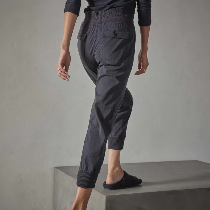 WOMEN James Perse CLASSICS Mixed Media Pant French Navy