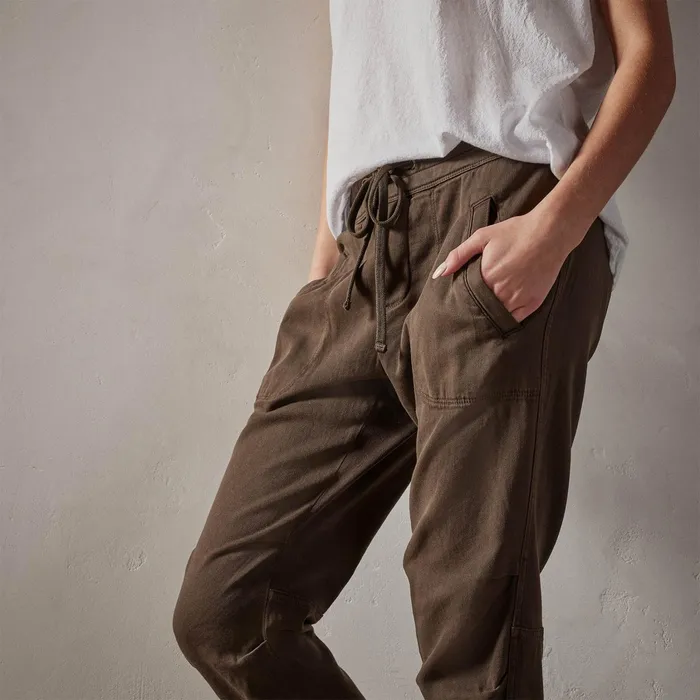 WOMEN James Perse CLASSICS Soft Drape Pant Smoky Green Pigment
