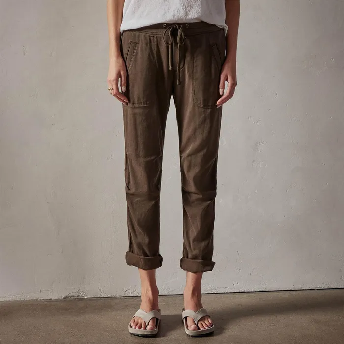 WOMEN James Perse CLASSICS Soft Drape Pant Smoky Green Pigment