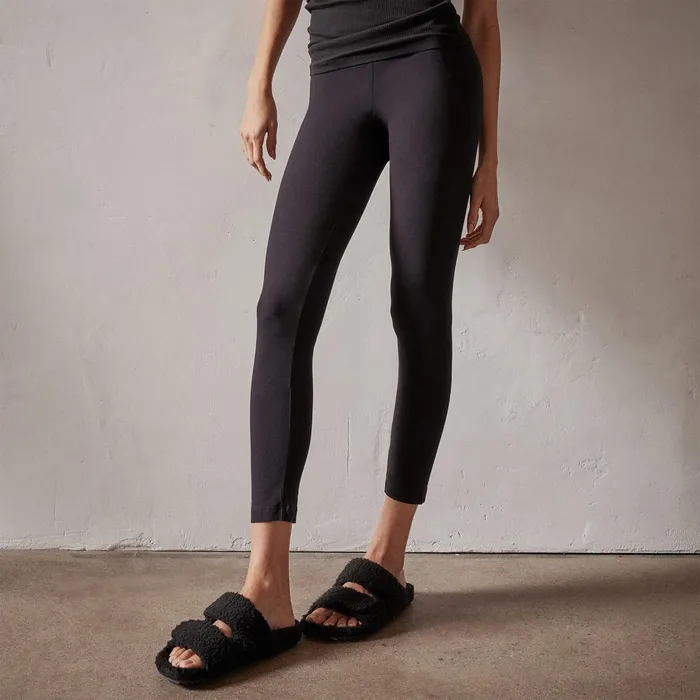 WOMEN James Perse CLASSICS Stretch Jersey Long Legging Black