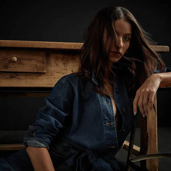 WOMEN James Perse DRESSESJUMPSUITS Denim Utility Boiler Suit Indigo