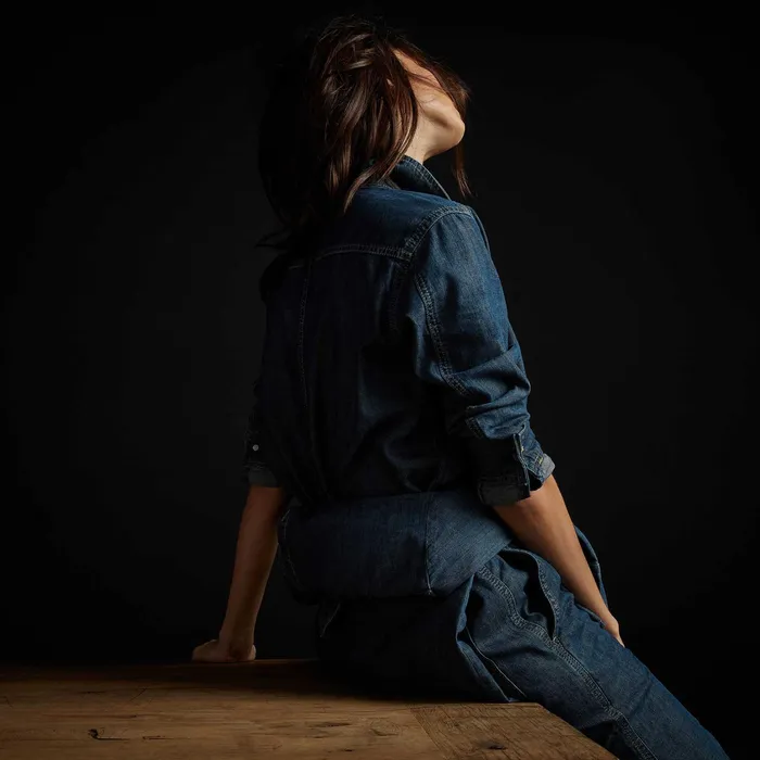 WOMEN James Perse DRESSESJUMPSUITS Denim Utility Boiler Suit Indigo