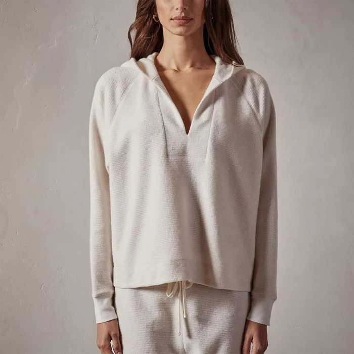 WOMEN James Perse GIFT SETS Women039s Thermal Knit Lounge Set Oyster