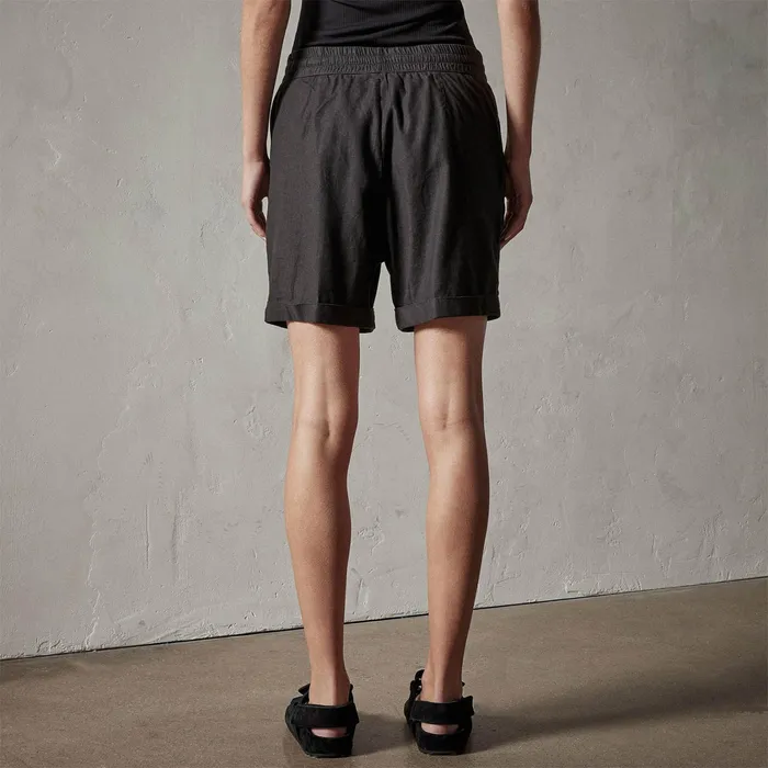 WOMEN James Perse LOS ANGELES COLLECTION Canyon Linen Blend Short Black