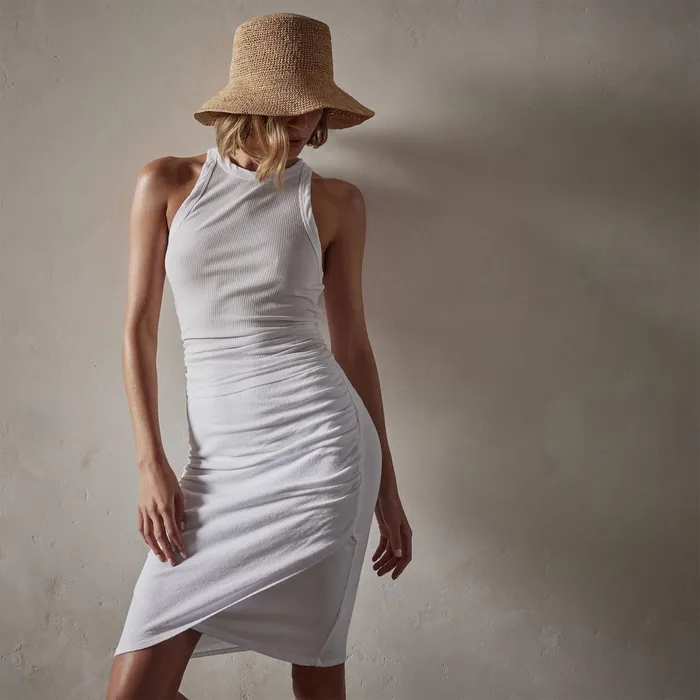 WOMEN James Perse LOS ANGELES COLLECTION Horizon Skirt White
