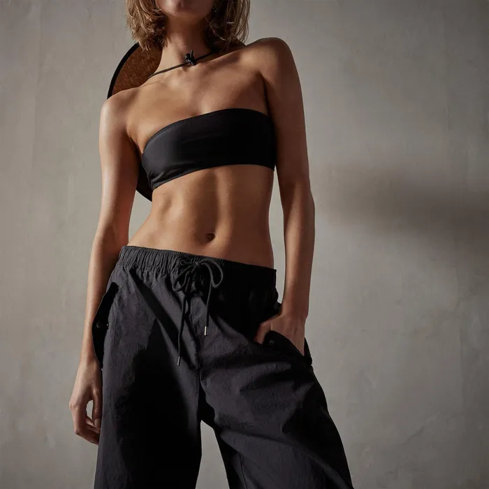 WOMEN James Perse LOS ANGELES COLLECTION Parachute Pant Black