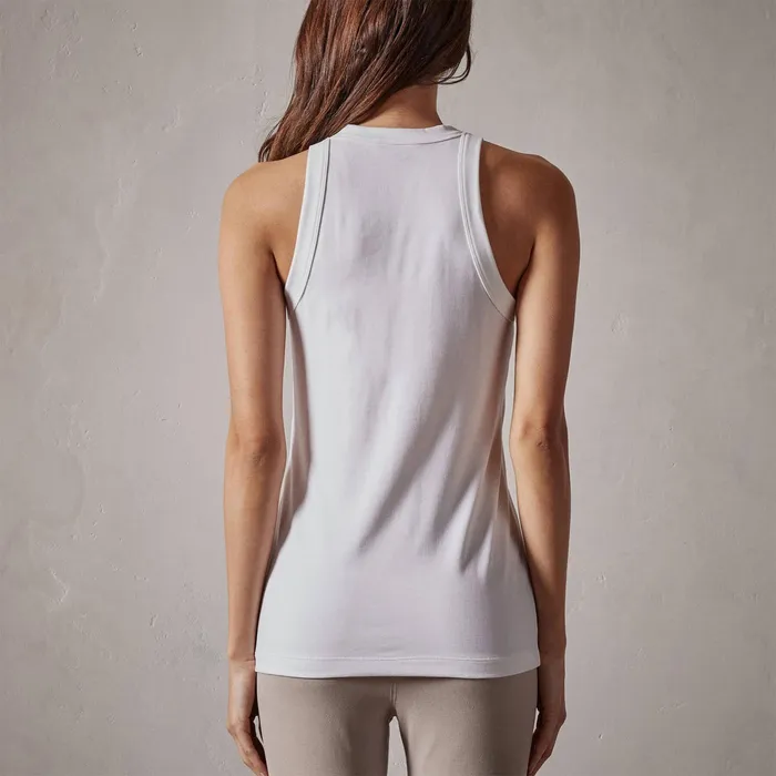 WOMEN James Perse TANKS Sueded Stretch Jersey Muscle Tank White