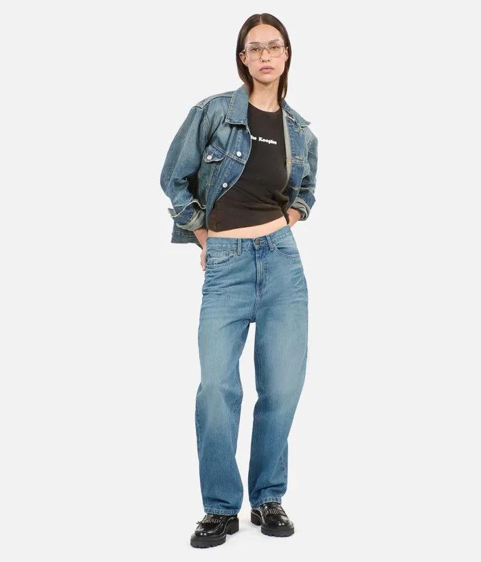 Women Jeans and Pants THE KOOPLES Boyfriend Bleu Jeans