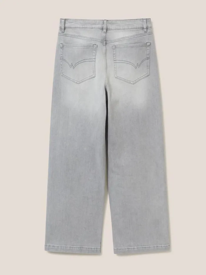 Women JEANS White Stuff Heidi Wide Leg Jean Light Grey Women JEANS White Stuff Heidi Wide Leg Jean Light Grey