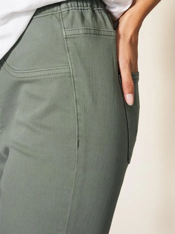 Women JEANS White Stuff Janey Cropped Jegging Light Green Women JEANS White Stuff Janey Cropped Jegging Light Green