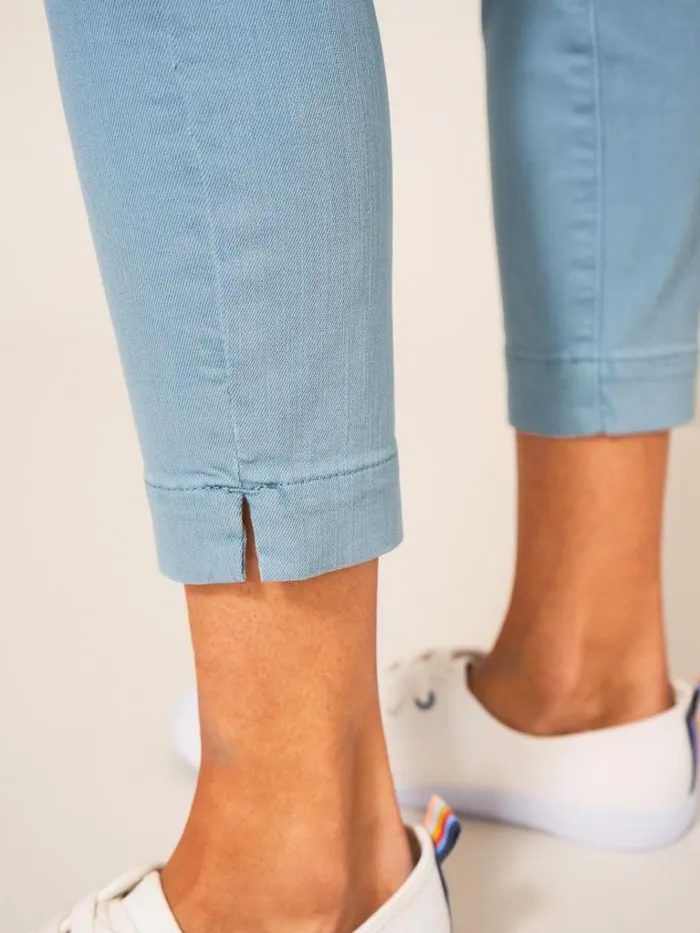 Women JEANS White Stuff Janey Cropped Jegging Mid Teal Women JEANS White Stuff Janey Cropped Jegging Mid Teal