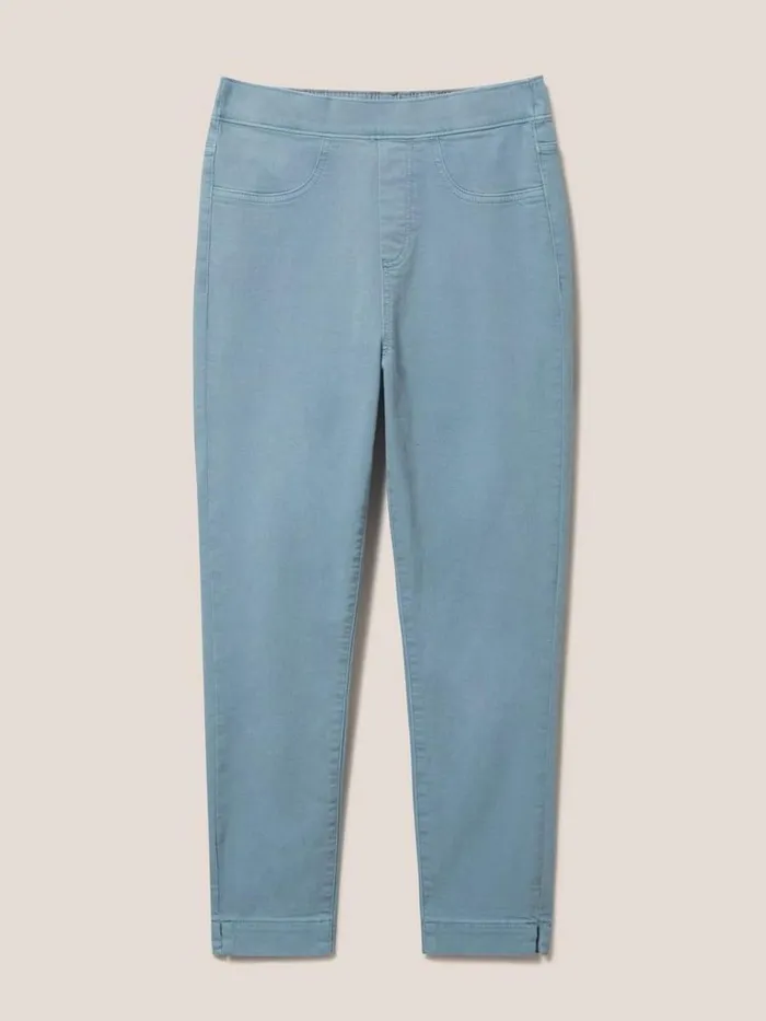Women JEANS White Stuff Janey Cropped Jegging Mid Teal Women JEANS White Stuff Janey Cropped Jegging Mid Teal